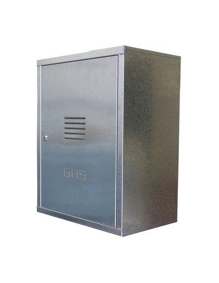 CASSETTA CONTATORE GAS ACCIAIO ZINCATO CM 45X25 H.CM 60
