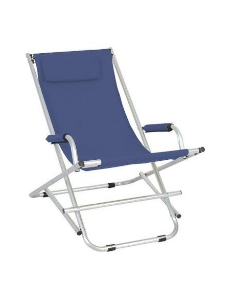 SDRAIO DONDOLINO DOMUS ALLUMINIO/POLY BLU CM 99X60H.CM 73