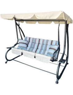 DONDOLO LETTO MARTYNICA DOMUS ACCIAIO VERN. CM 200X120 H.CM 170