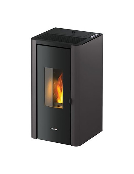 STUFA PELLET INDIGO FREEPOINT ANTRACITE KW 7 MM 465X455 H.MM 895
