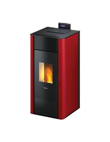 TERMO STUFA PELLET TESIS 22 IDRO FREEPOINT BORDEAUX KW 22,8 MM 510,5X520 H.MM 1100