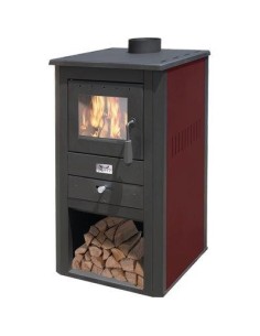 STUFA LEGNA PALLADE MILLE BORDEAUX KW 10,7 MM 500X410 H.MM 860