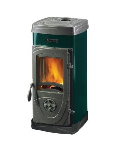 STUFA LEGNA SUPER JUNIOR LA NORDICA VERDE KW 6,3 MM 360X419 H.MM 771