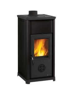 STUFA LEGNA TEA LA NORDICA NERO KW 8 MM 414X419 H.MM 832