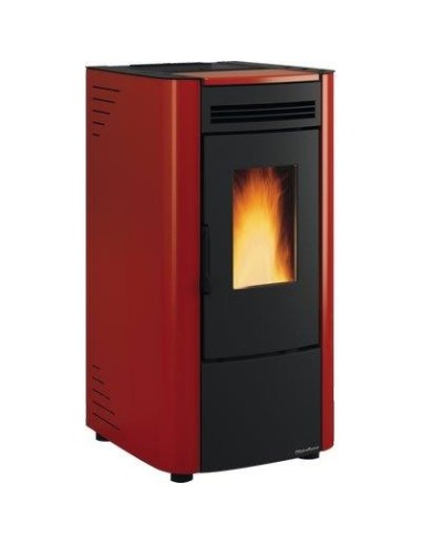 STUFA PELLET KETTY EVO 2.0 EXTRAFLAME BORDEAUX KW 7,4 MM 456X507 H.MM 884