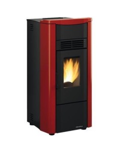 STUFA PELLET GIUSY EVO 2.0 EXTRAFLAME BORDEAUX KW 8 MM 498X504 H.MM 1022