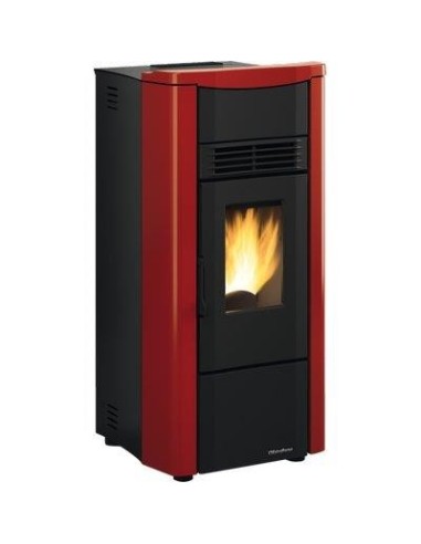 STUFA PELLET GIUSY EVO 2.0 EXTRAFLAME BORDEAUX KW 8 MM 498X504 H.MM 1022