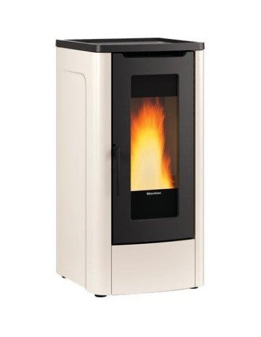 STUFA PELLET DAHIANA PLUS VFS EXTRAFLAME AVORIO KW 11 CANALIZZATA MM 525X602 H.MM 1080