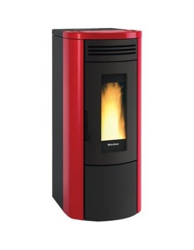 TERMO STUFA PELLET COSTANZA IDRO EXTRAFLAME BORDEAUX KW 18,5 MM 495X593 H.MM 1153