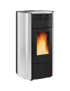 TERMO STUFA PELLET RAFFAELLA IDRO H15 EXTRAFLAME GRIGIO KW 20 MM 633X626 H.MM 1176