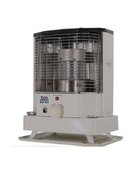 STUFA RADIANTE A COMBUSTIBILE KCF-S24 KW 2400 MC/H 75 CM 52X45 H.CM 52