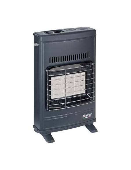 STUFA GAS GPL INFRAROSSI A PARETE ECO 40 SICAR GRIGIO WATT 4200 CM 43X15 H.CM 64