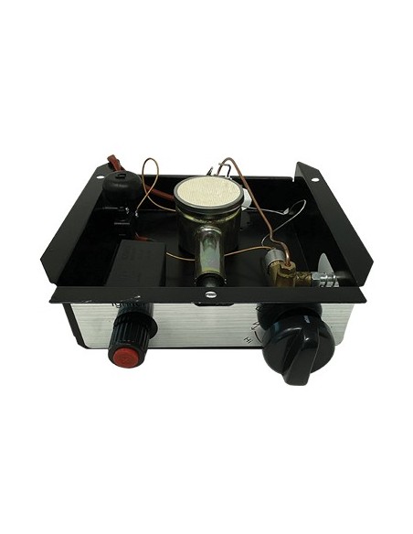 BRUCIATORE STUFA GAS PIRAMIDE QUADRANGOLARE DOMUS