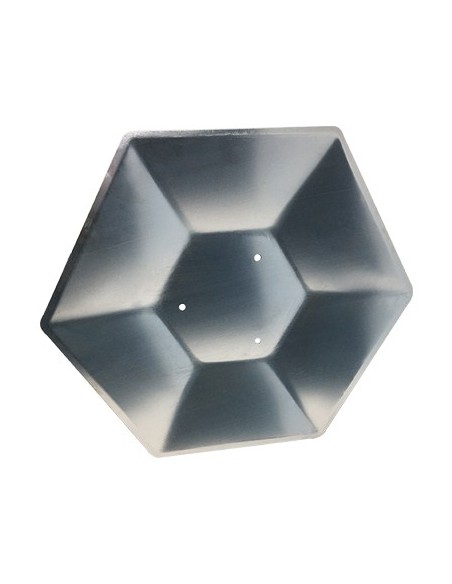 RIFLETTORE STUFA GAS PIRAMIDE ESAGONALE DOMUS