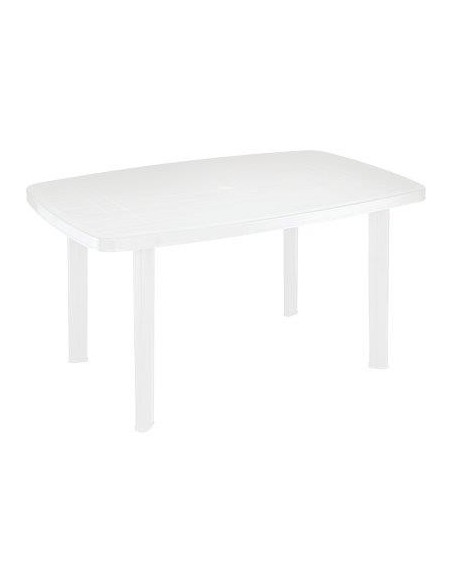 TAVOLO FARO PROGARDEN PP BIANCO CM 137X85 H.CM 72
