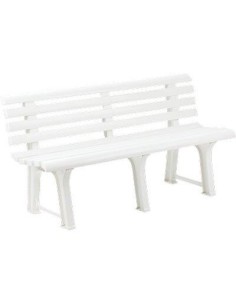 PANCHINA ORCHIDEA PROGARDEN PP BIANCO CM 145X49 H.CM 74