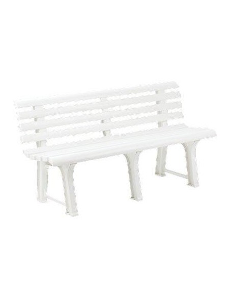 PANCHINA ORCHIDEA PROGARDEN PP BIANCO CM 145X49 H.CM 74