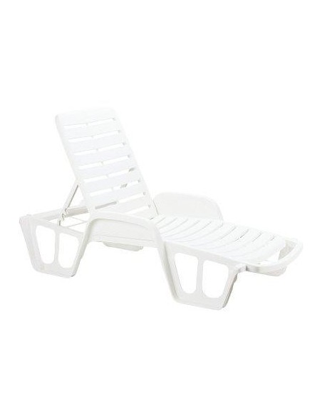 LETTINO IMPILABILE PROGARDEN PP BIANCO CM 71X192 H.CM 46