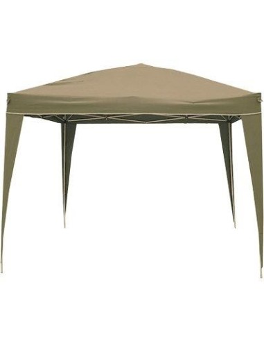 GAZEBO RICHIUDIBILE DOMUS ACCIAIO/POLY ECRU MT 3X3