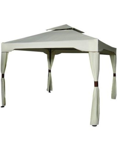 GAZEBO ISTRIA DOMUS ACCIAIO/POLY ECRU MT 3X3