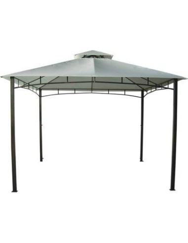 GAZEBO COUNTRY PLUS DOMUS ACCIAIO/POLY ECRU MT 3X4