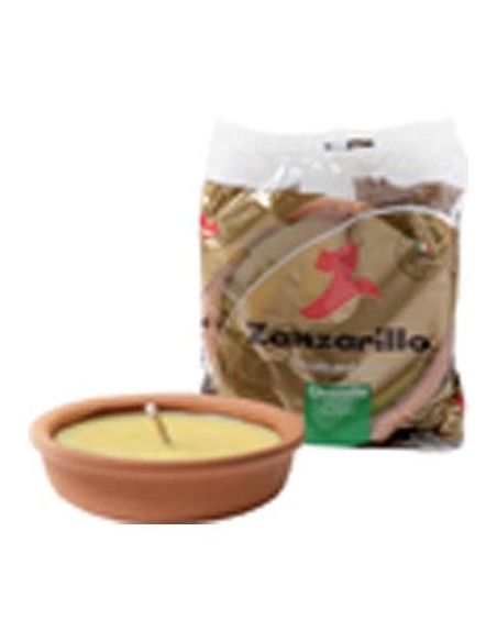 FIACCOLA TERRACOTTA ZANZARILLO CITRONELLA CM 11 H.MM 30