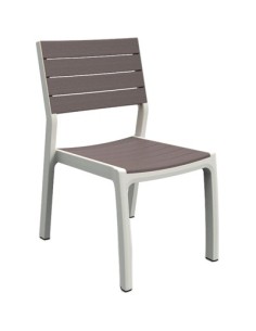 SEDIA HARMONY KETER PP BIANCO CAPPUCCINO CM 58X58 H.CM 86