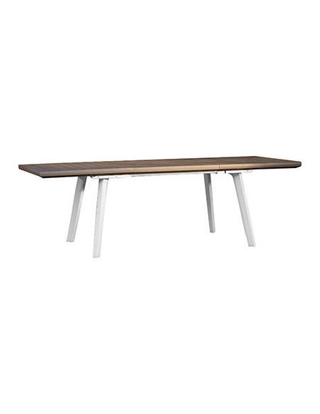 TAVOLO HARMONY ESTENSIBILE KETER PP BIANCO CAPPUCCINO CM 160/240X100 H.CM 75