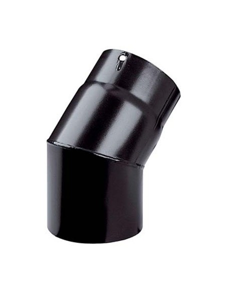 GOMITO LEGNA 45° PLUS NERO OPACO SAVE CM 13