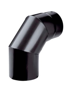 GOMITO LEGNA 90° PLUS NERO OPACO SAVE CM 13