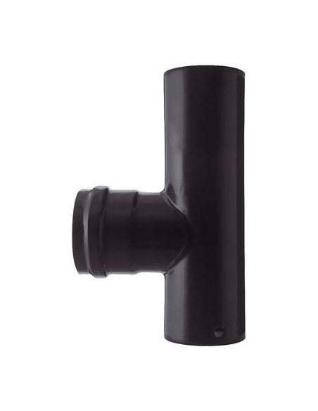 TUBO A TEE PELLET MMF NERO OPACO SAVE CM 10 MMF