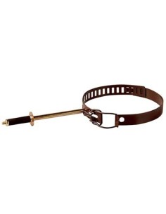 COLLARE REGGITUBO CLASSIC MARRONE CM 10/15 + TASSELLO