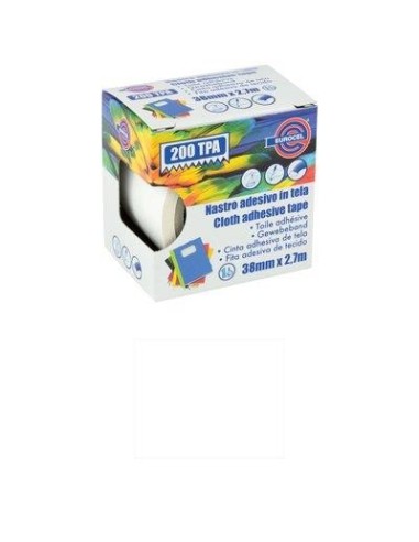 NASTRO ADESIVO TELATO 200 TPA EUROCEL BIANCO MM 38 ML 2,7