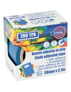 NASTRO ADESIVO TELATO 200 TPA EUROCEL BLU MM 38 ML 2,7