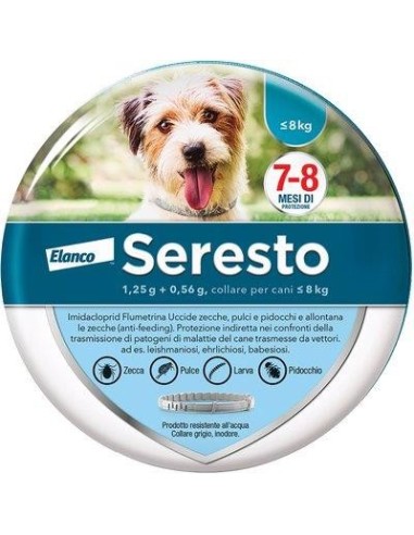 ANTIPARASSITARIO SERESTO CANI ELANCO KG 0/8 CM 38