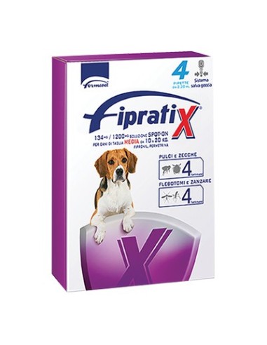 ANTIPARASSITARIO FIPRATIX CANE FORMEVET  KG 10/20 CF - PIPETTE 4