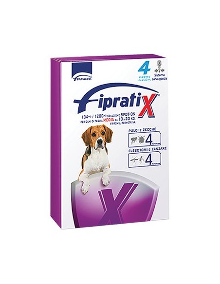 ANTIPARASSITARIO FIPRATIX CANE FORMEVET  KG 10/20 CF - PIPETTE 4