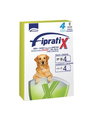 ANTIPARASSITARIO FIPRATIX CANE FORMEVET  KG 20/40 CF - PIPETTE 4