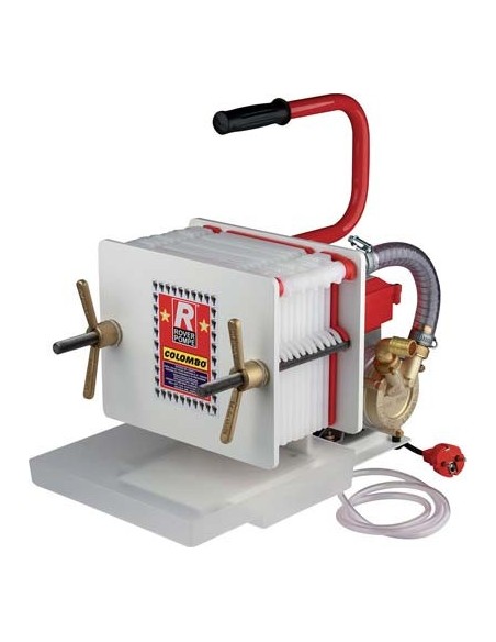 FILTRO ENOLOGICO COLOMBO 12 ROVER VOLT 230 WATT 340 LT/H 350/500 PIASTRE 12 CM 20X20