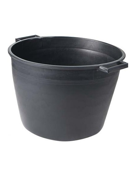 CASSA PORTA MACERIE FONDO TONDO PE NERO CM 47 H.CM 33 LITRI 40