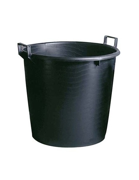 CASSA PORTA MACERIE FONDO TONDO PE NERO CM 55 H.CM 41 LITRI 65