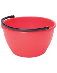 CESTA RACCOLTA TONDA ICS PPL ROSSO LT 16