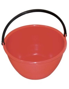 CESTA RACCOLTA TONDA STEFANPLAST PPL ROSSO LT 20