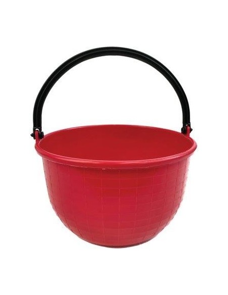 CESTA RACCOLTA TONDA PPL ROSSO LT 14