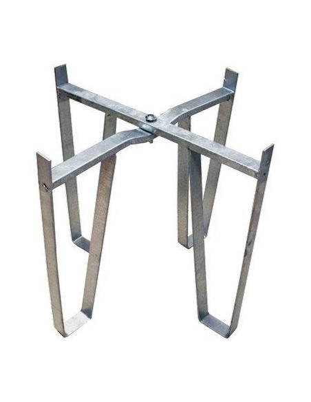 PIEDISTALLO X FUSTINO SERBATOIO PESANTE ACCIAIO ZINCATO D.CM 38 H.CM 31 X LT 50