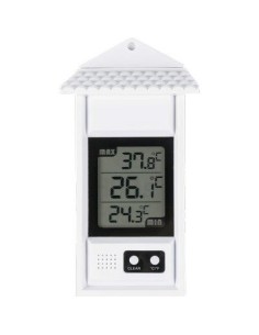 TERMOMETRO DIGITALE THERM06 VELAMP PP BIANCO -10/+50°C CM 6,0X17,0