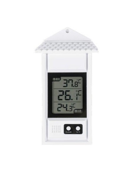 TERMOMETRO DIGITALE THERM06 VELAMP PP BIANCO -10/+50°C CM 6,0X17,0