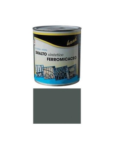 SMALTO FERROMICACEO A SOLVENTE HAND GRIGIO MEDIO ML 750