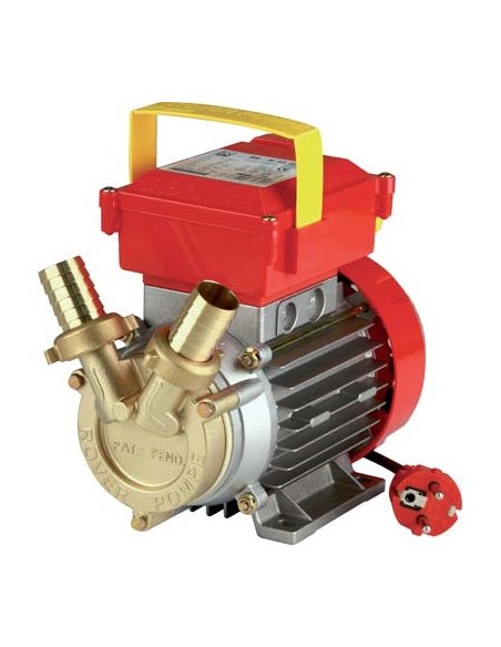 ELETTROPOMPA TRAVASO OTTONE CE ROVER 25 VOLT 230 WATT 550 LT/H 2500 H.MAX MT 25 MM 25