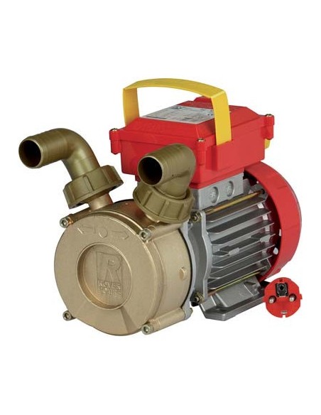 ELETTROPOMPA TRAVASO OTTONE CE ROVER 30 VOLT 230 WATT 800 LT/H 4500 H.MAX MT 20 MM 30